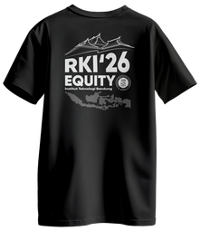 T-Shirt RKI Hitam Tampak Belakang